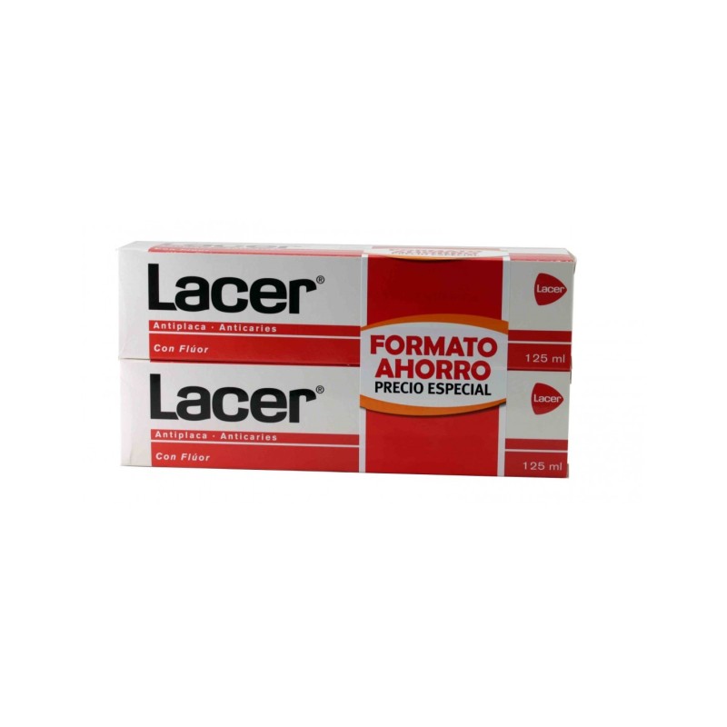 LACER PASTA DENTAL  DUPLO 125ML