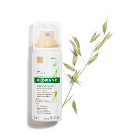 KLORANE CHAMPU SECO DE AVENA CABELLO CASTAÑO