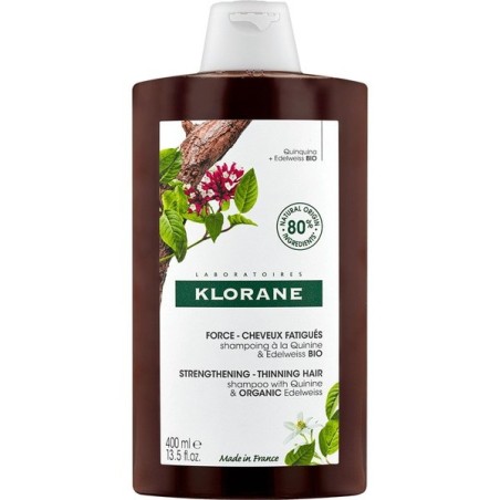 KLORANE CHAMPU FORTIFICANTE A LA QUININA 400 ML