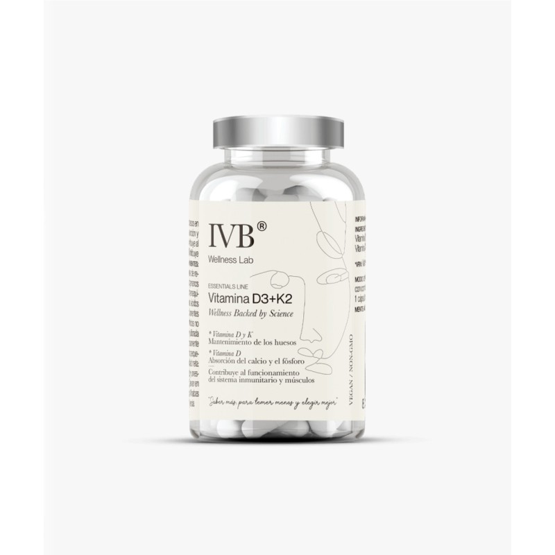 IVB VITAMINA D3+K2 60 CAPSULAS