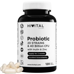 HIVITAL PROBIOTICO 20CEPAS 40MIL MILLONES VEGANA