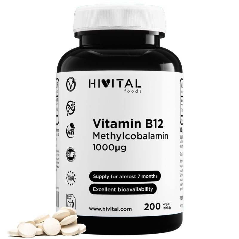 HIVITAL VITAMINA B12 METILCOBALAMINA 1000MCG