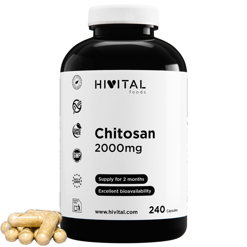 HIVITAL CHITOSAN 2000MG 240CAPS VEGANAS