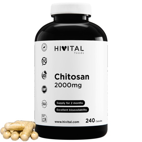 HIVITAL CHITOSAN 2000MG 240CAPS VEGANAS