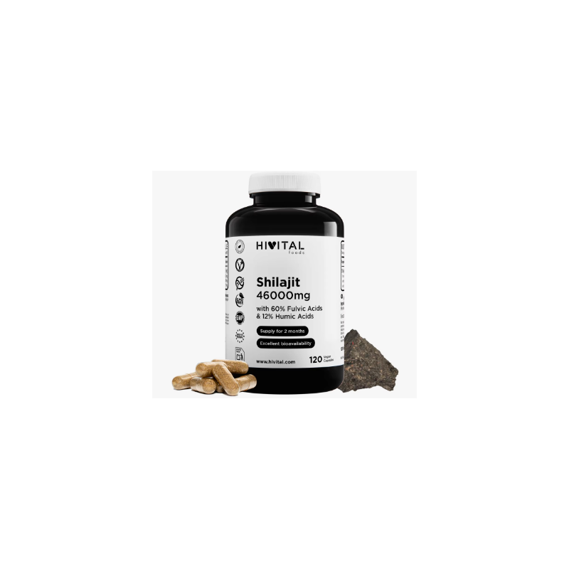 HIVITAL SHLAJIT 4600MG 120CAP (VEGANAS)