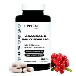 HIVITAL ARÁNDANO ROJO AMERICANO 15000 MG 180 CAP