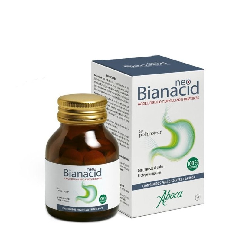 NEOBIANACID ACIDEZ Y REFLUJO 45 COMP MASTICABLES