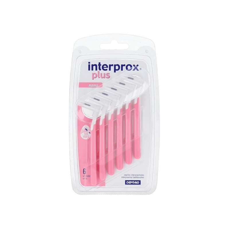 INTERPROX PLUS NANO 6 UDS 0.8 MM ROSA