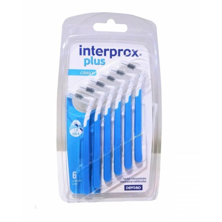 INTERPROX PLUS CONICO X 6 UDS 1.3-1.5 MM AZUL